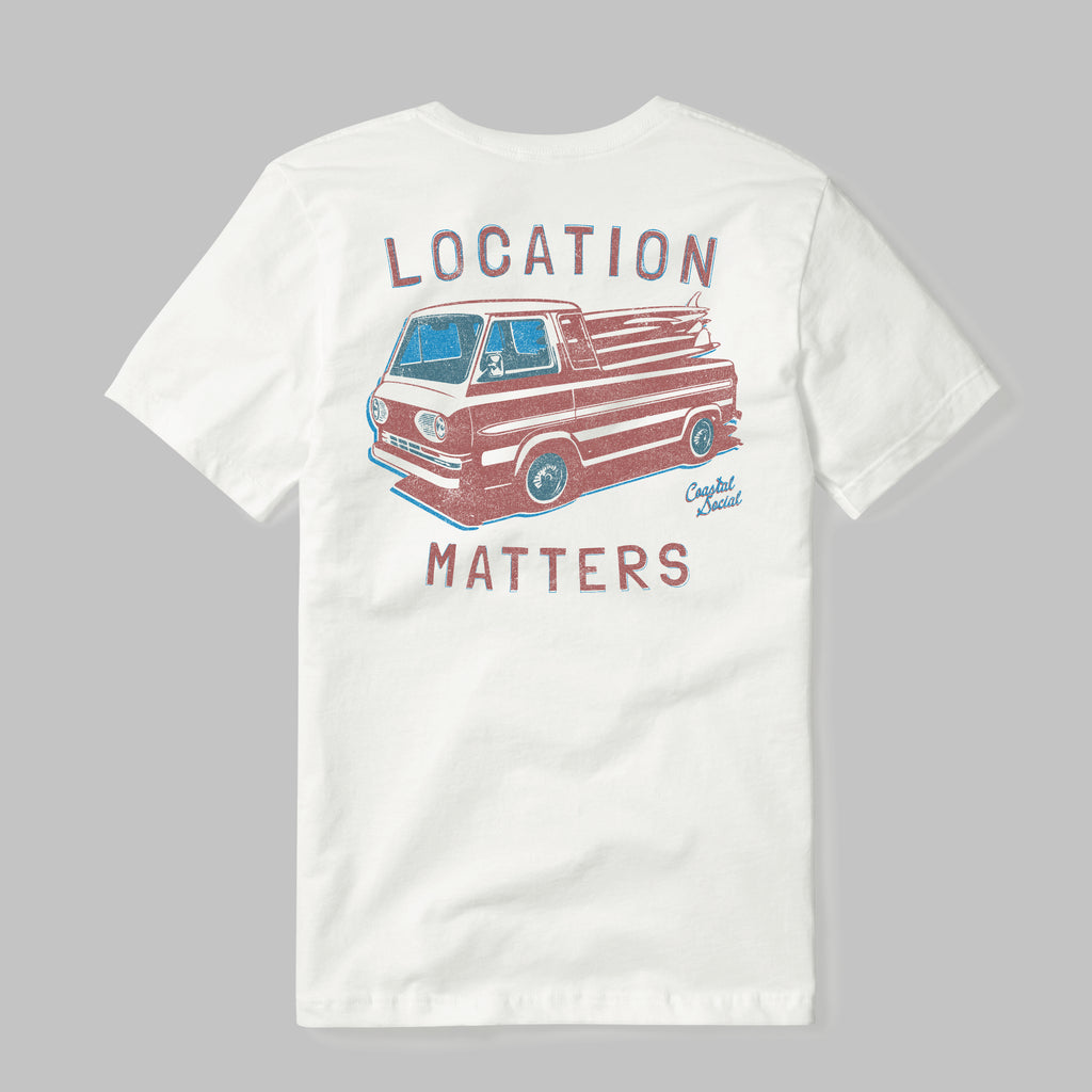 Location Matters Flag Tee