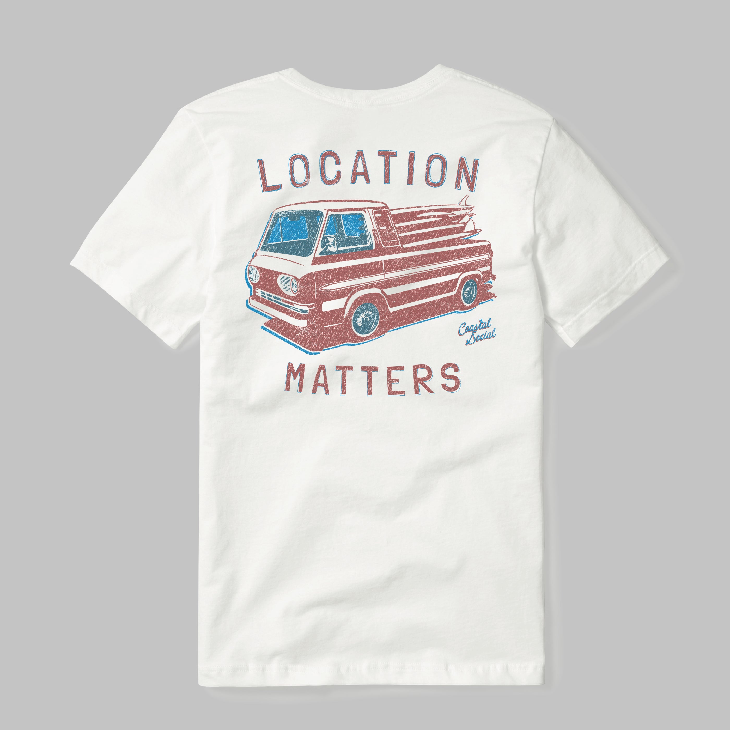 Location Matters Flag Tee